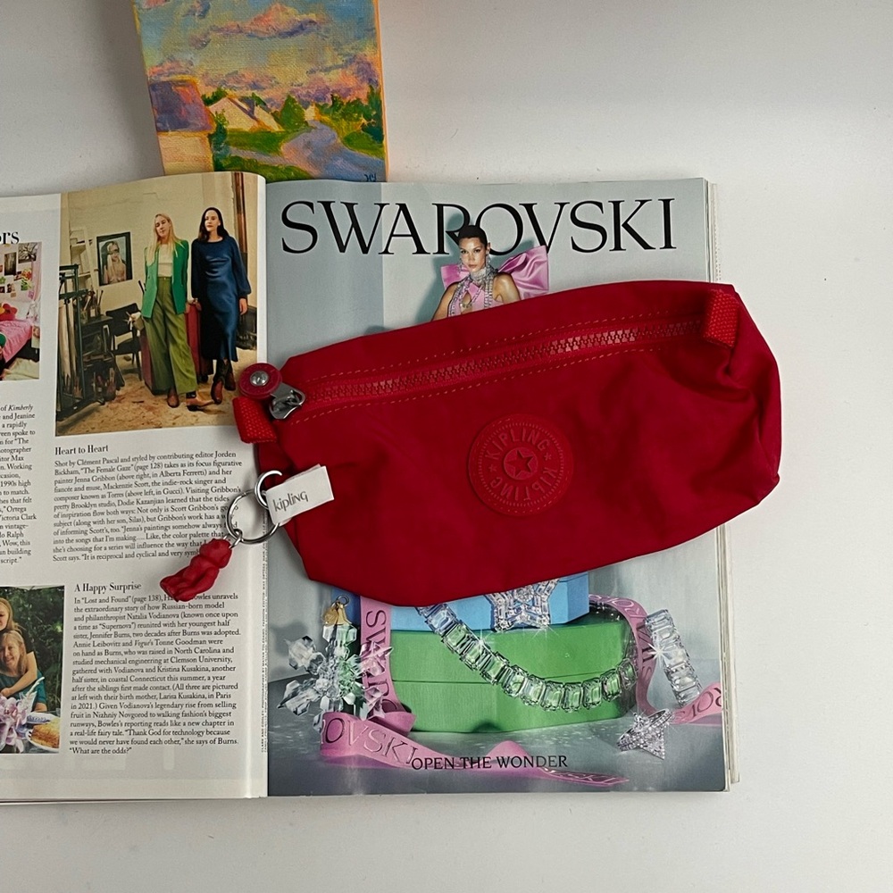 New Kipling Freedom Pen Case Cosmetic Bag